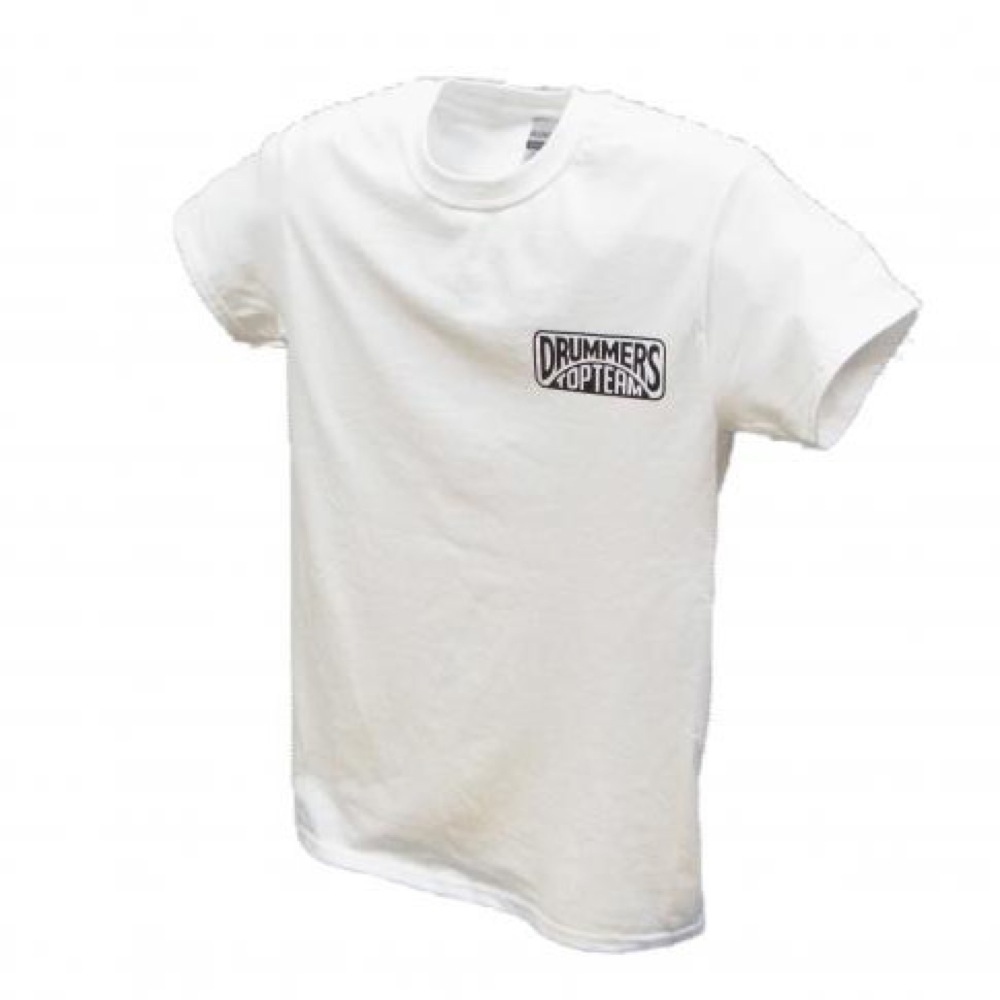 DRUMMERS TOP TEAM DTT TEE 02 WHITE M size ドラマーズトップチームTシャツ白 Mサイズ