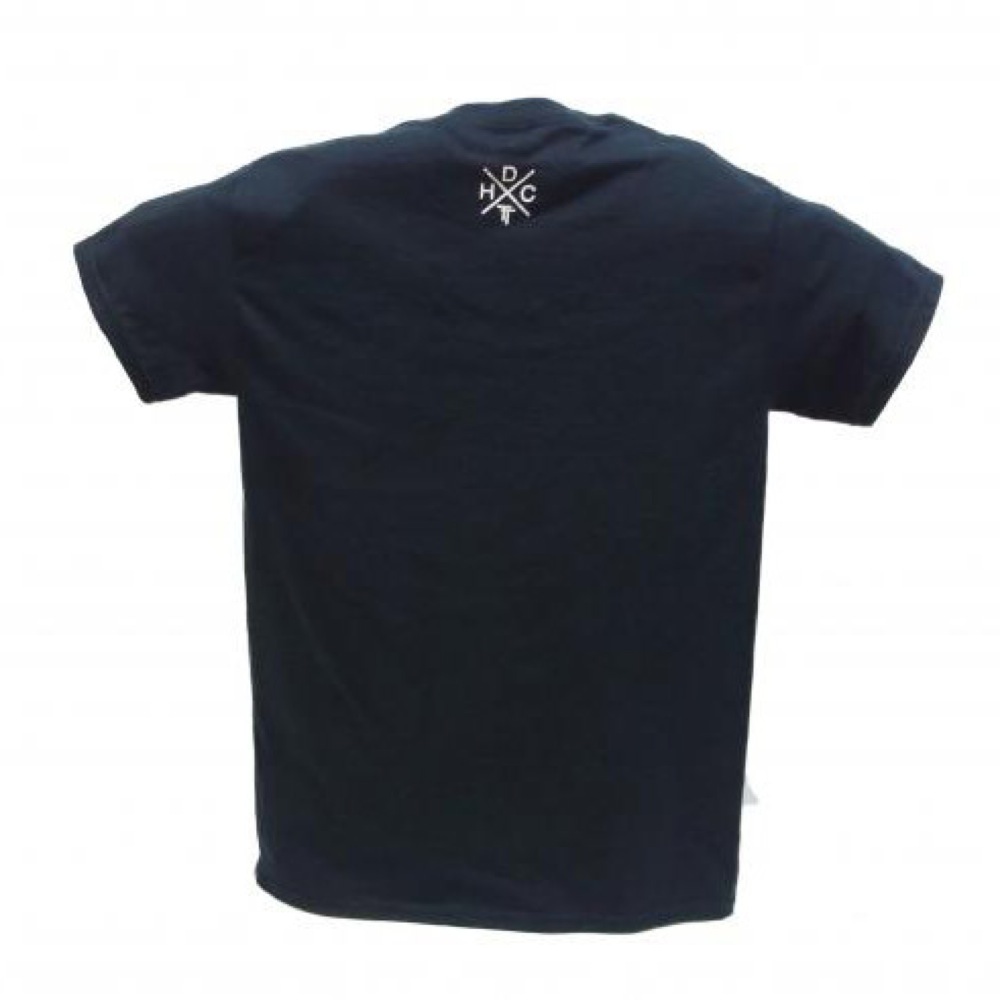 DRUMMERS TOP TEAM ドラマーズトップチーム DTT TEE 02 BLACK S size 半袖 Tシャツ 黒 Sサイズ バックプリント部画像