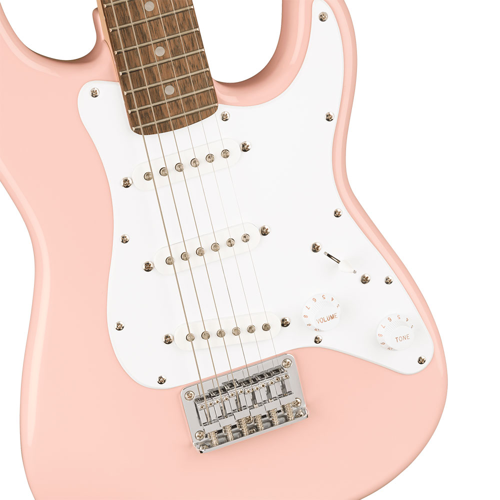 Squier Mini Stratocaster Laurel Fingerboard Shell Pink エレキギター
