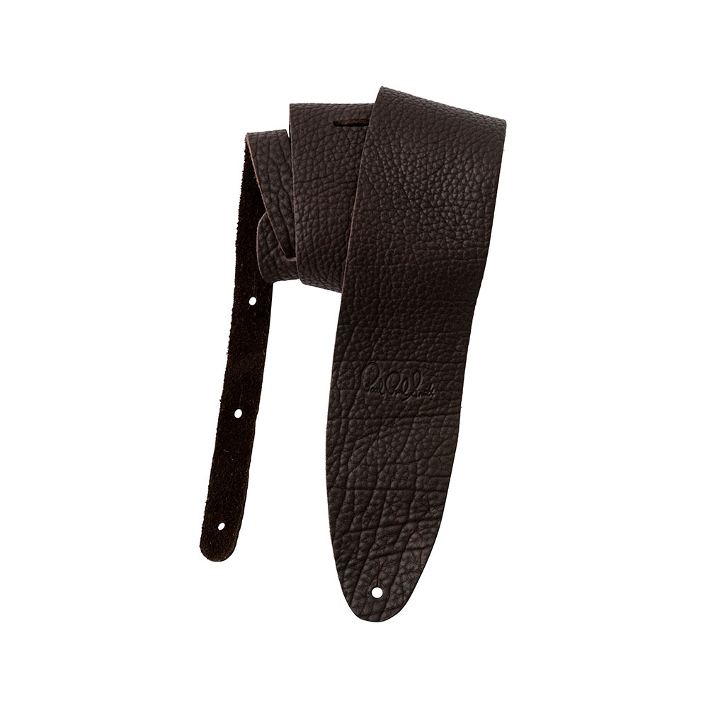 PRS 3.5" Signature Buffalo Reversible Strap Dark Brown ギターストラップ 3.5インチ幅 レザー ダークブラウン