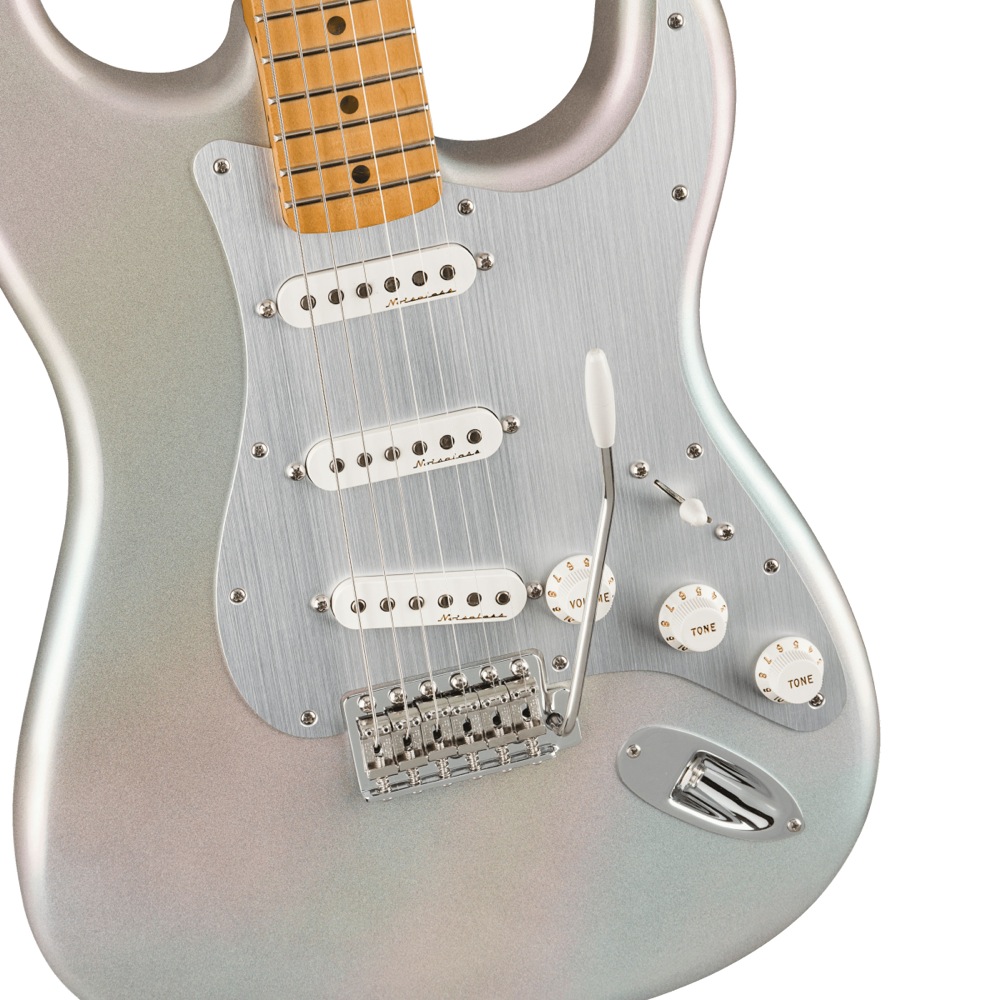 Fender H.E.R. Stratocaster MN CHRM GLW エレキギター アップの画像