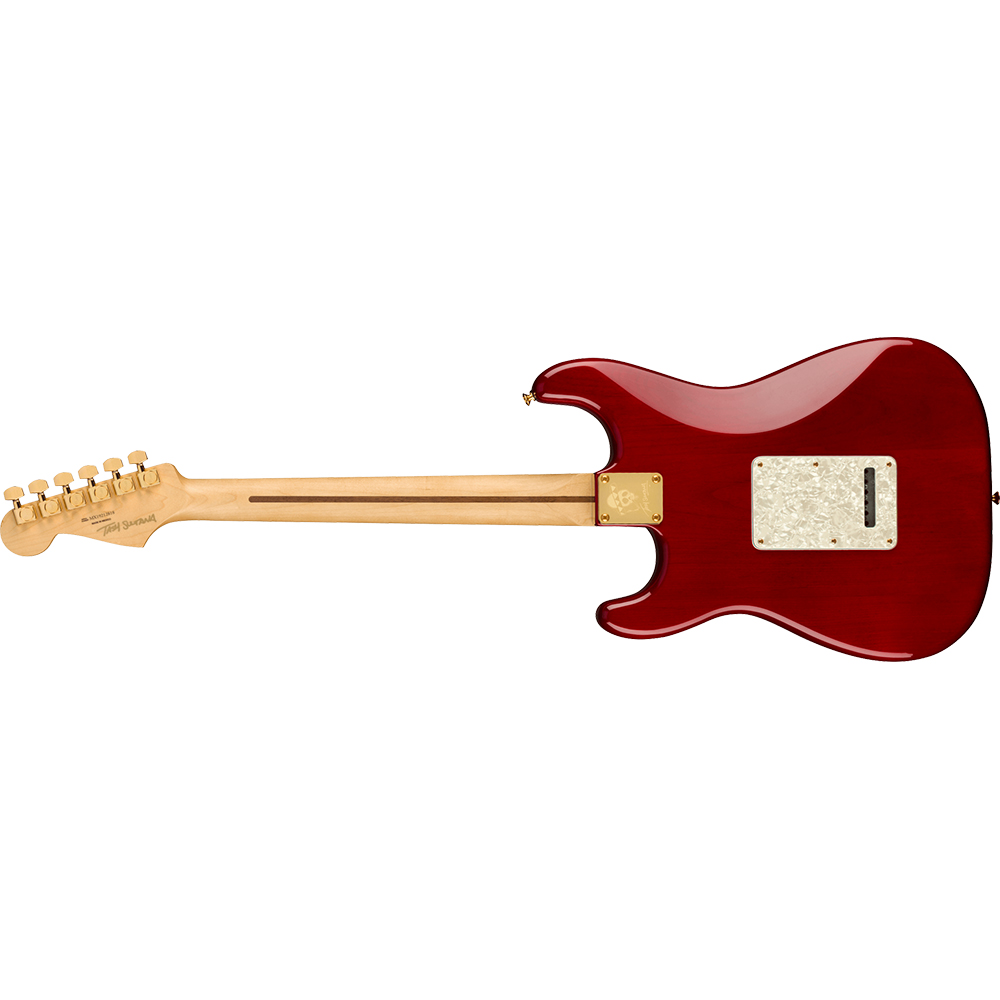 Fender Tash Sultana Stratocaster MN TRNSP CH エレキギター 裏面の画像