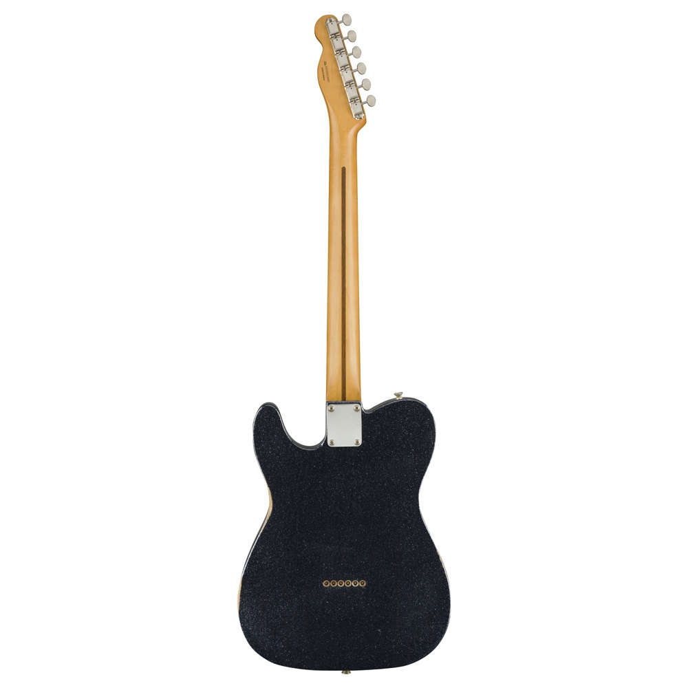Fender Brad Paisley Esquire MN BLK SPKL エレキギター 裏面の画像