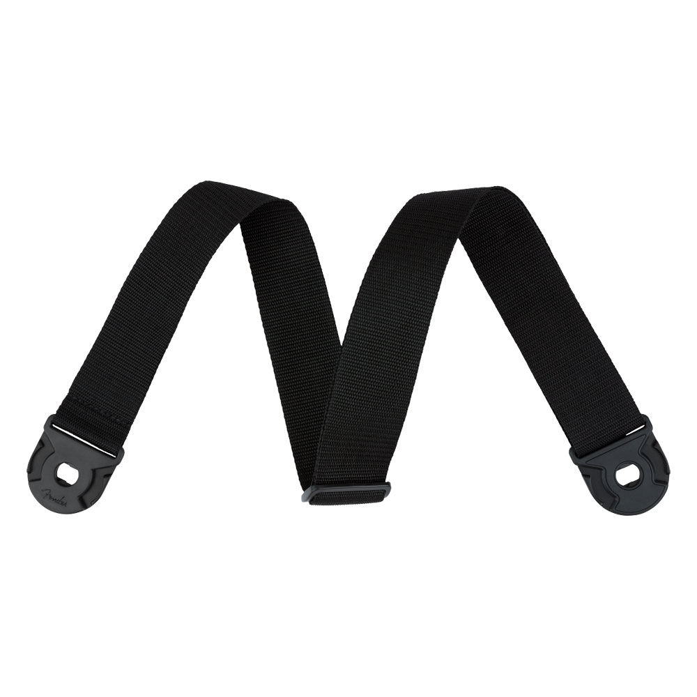 Fender Quick Grip Locking End Strap Black Polypro 2" ギターストラップ