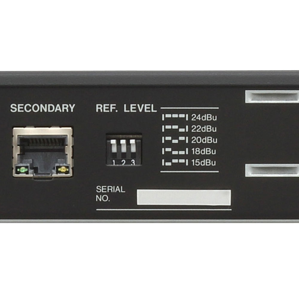 TASCAM（タスカム） ML-16D 1Uラックマウント 16ch アナログ Dante コンバーター 設備用途、PA、放送局など様々なシーン対応可能な5段階のリファレンスレベル設定が可能