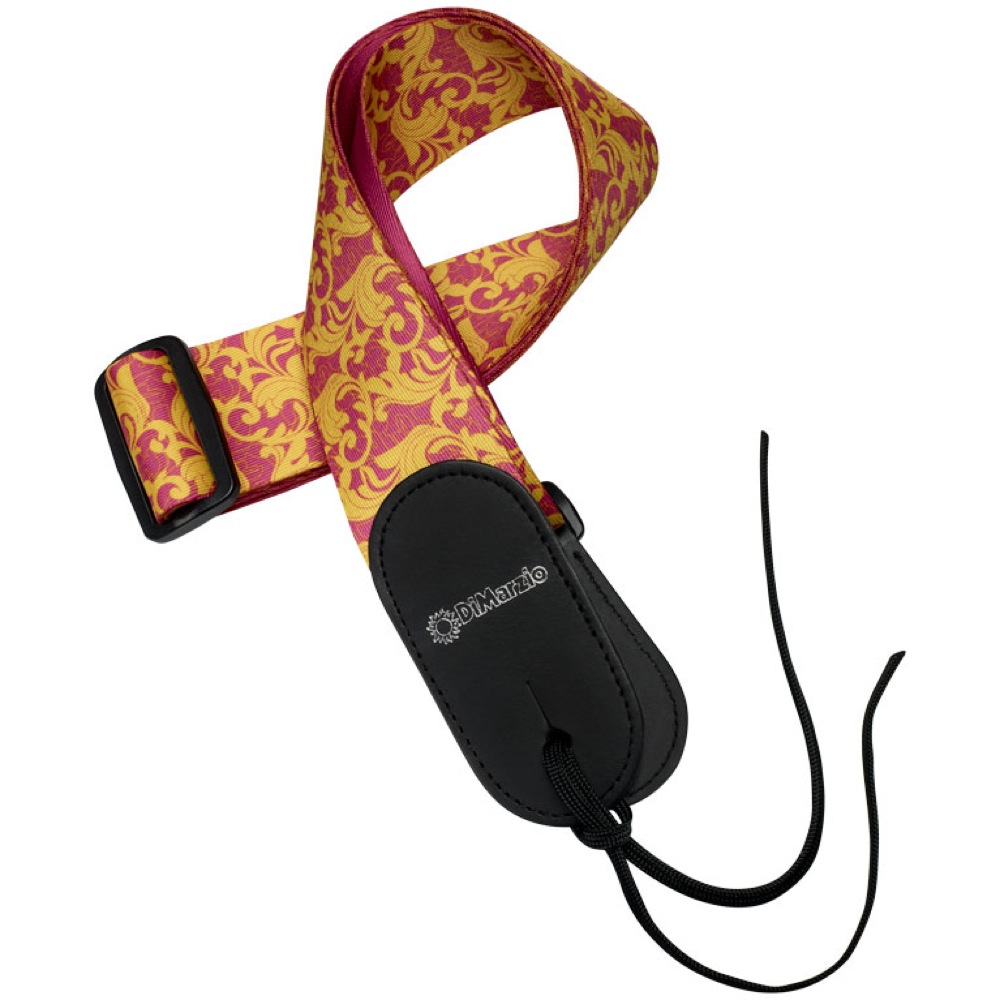 DiMarzio DD3152 Pink & Gold UtoPIA Steve Vai’s Straps ギターストラップ