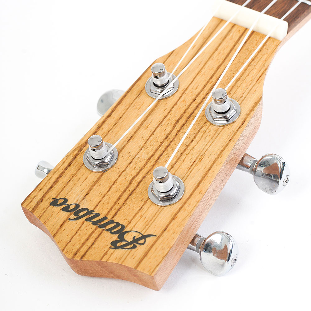 Bamboo BU-21CB Zebrano Soprano Ukulele ソプラノウクレレ ヘッド