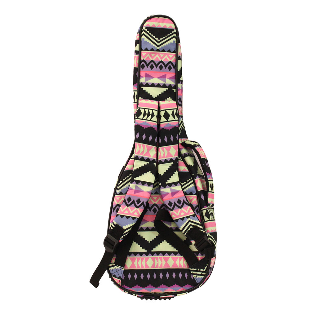 Bamboo BU-ORT23 コンサートサイズ ウクレレ用ケース オルテガ バンブー 背面画像 調節可能なパッド入りストラップ