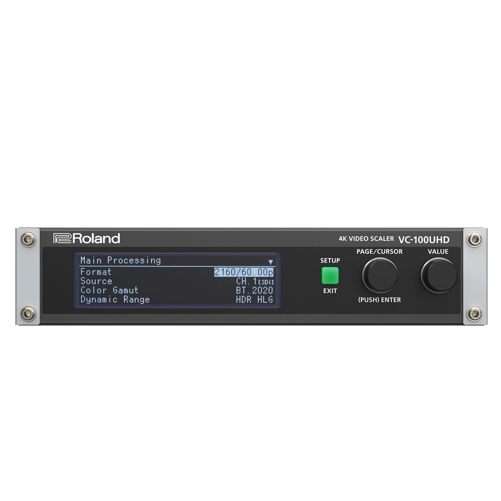 Roland VC-100UHD 4K VIDEO SCALER 4Kビデオ・スケーラー Roland VC-100UHD 4K VIDEO SCALER 4Kビデオ・スケーラーのパネル部