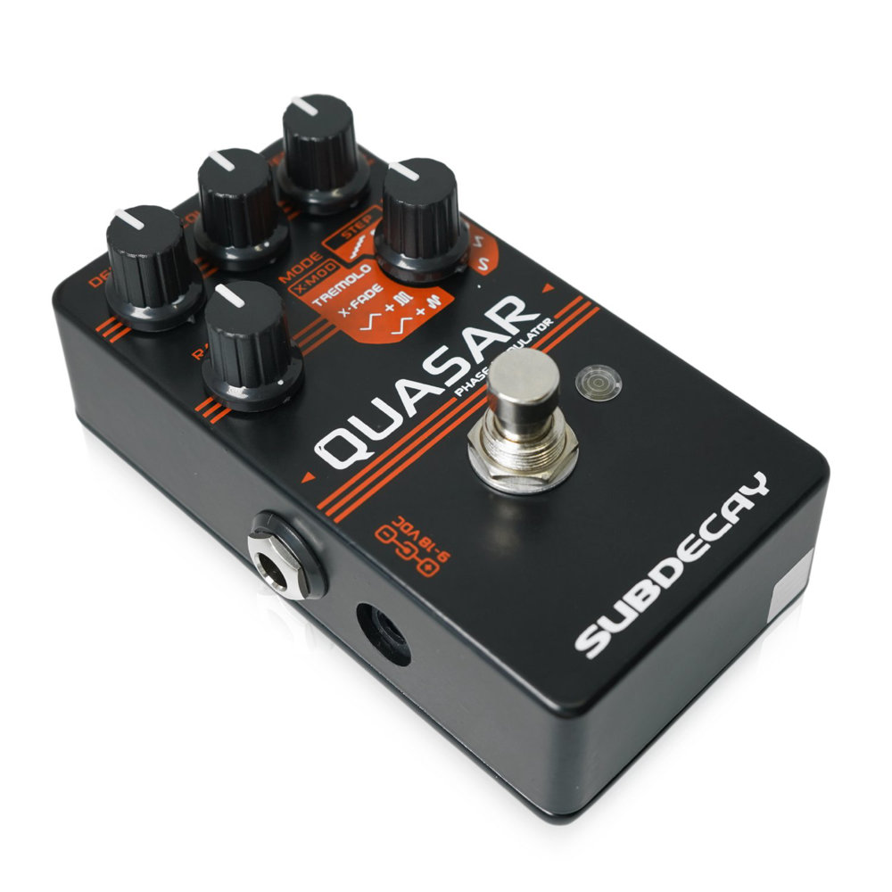 Subdecay Quasar V4 フェイザー ギターエフェクター 別アングル全体像