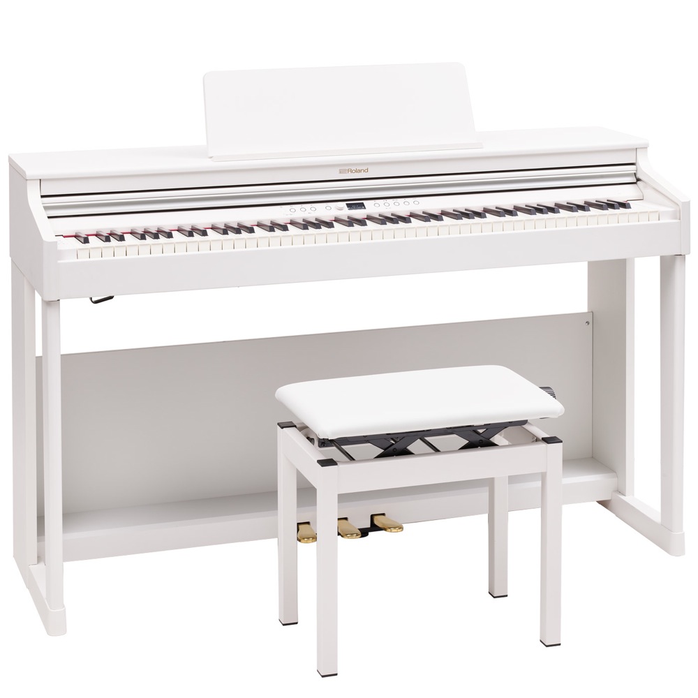 Roland RP701-WH Digital Piano ホワイト デジタルピアノ 高低自在椅子付き 【組立設置無料サービス中】