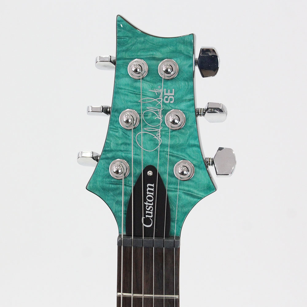 PRS SE Custom 24 AQ Q Limited 限定モデル Aqua エレキギター ヘッド正面