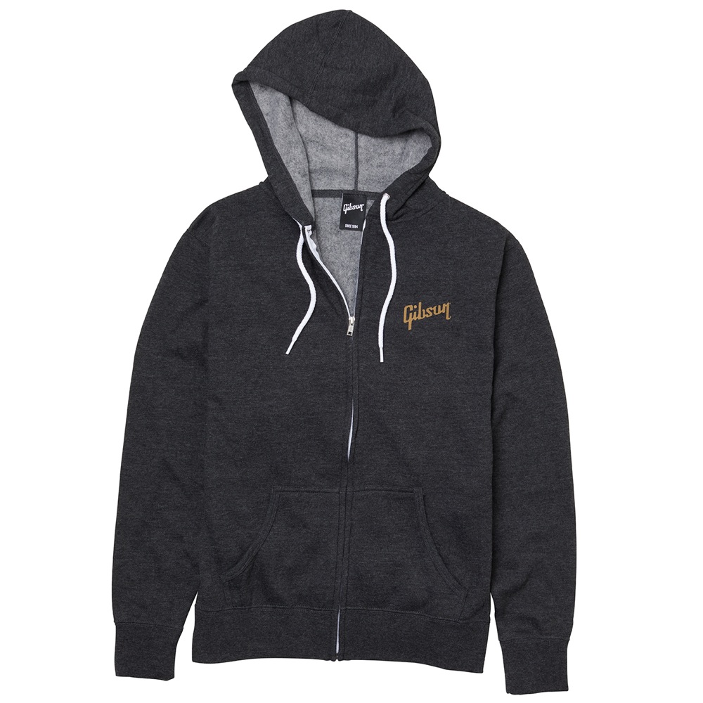 GIBSON GA-SC-HDFZFVSM Flying V Full-Zip Hoodie SM パーカー Sサイズ 長袖 正面の画像