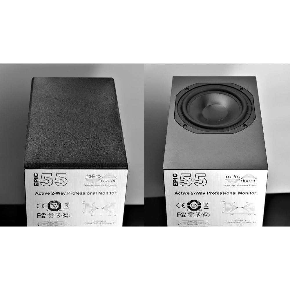 reProducer Audio Epic 55 ミッドフィールド・スタジオモニター スピーカー 1本 の画像