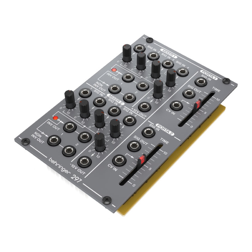 BEHRINGER 297 DUAL PORTAMENTO/CV UTIL. モジュラーシンセサイザー ユーロラック用 横からの画像