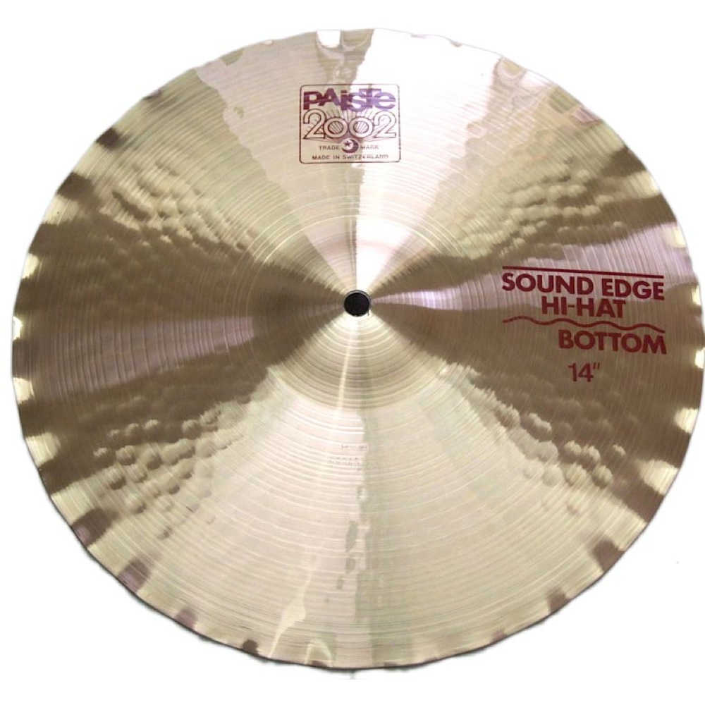 Sound　2002　ボトム　Edge　ハイハットシンバル　BOT　14￥”　Hi-Hat　PAISTE　0-