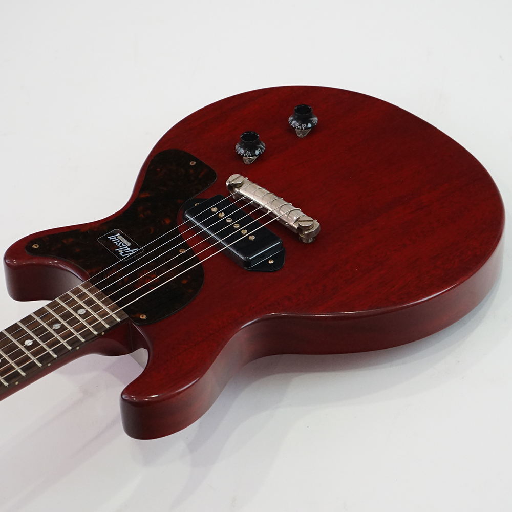 Gibson Custom Shop 1958 Les Paul Junior Double Cut Reissue VOS Faded Cherry エレキギター ボディトップアップ画像