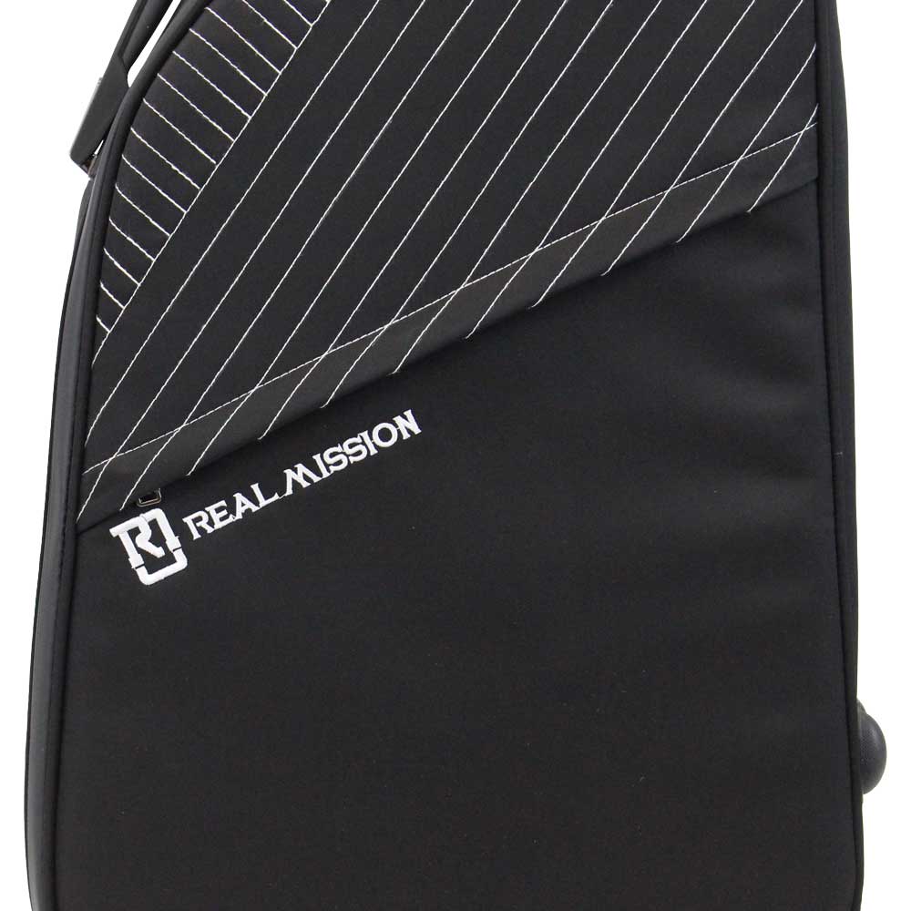 REAL MISSION Iris 06-E 防水 エレキギターケース ロゴ拡大