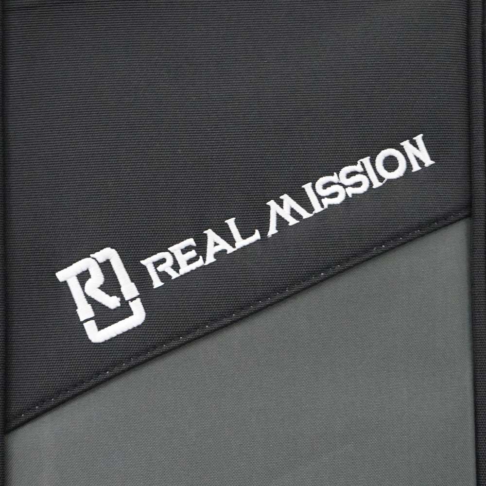 REAL MISSION Emily02-C BK/GRAY/BLACK クラシックギターケース ロゴ刺繍