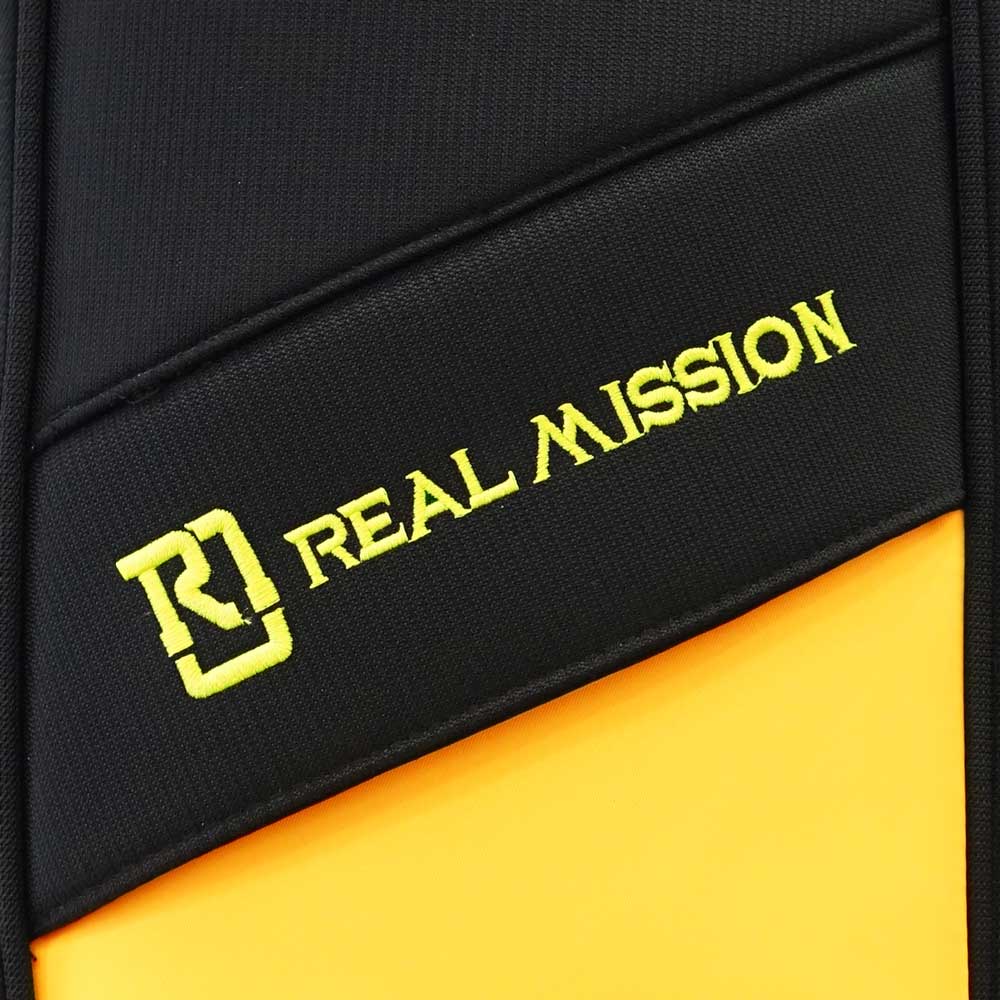 REAL MISSION Lauren03-B YELLOW エレキベースケース ロゴ詳細画像