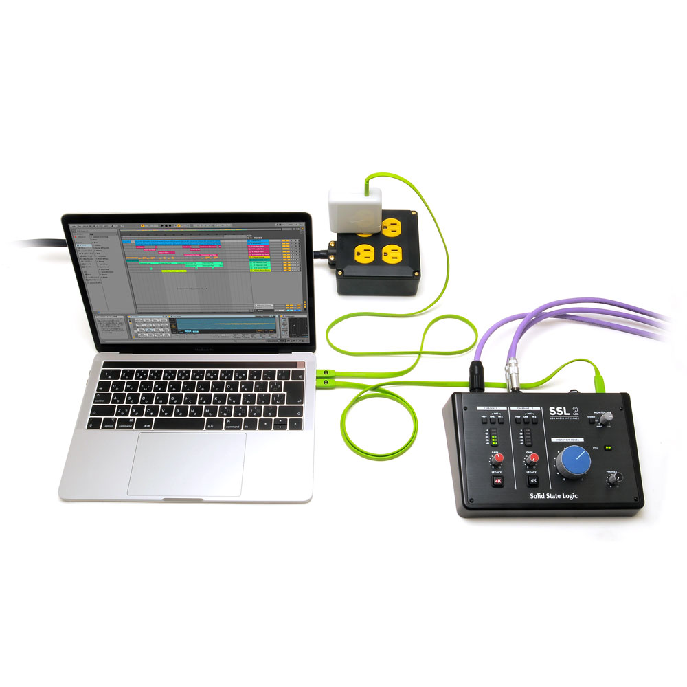 NEO by OYAIDE Elec d+ USB Type-C class B 2.0m USBケーブル 使用例