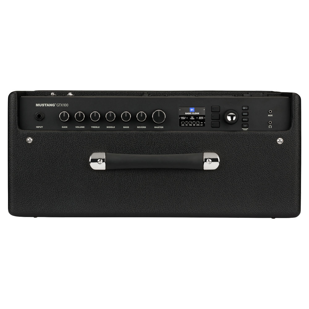 Fender Mustang GTX100 ギターアンプ コンボ コントロールパネル