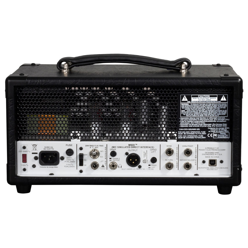 PEAVEY invective MH ギターアンプ ヘッド 背面パネル