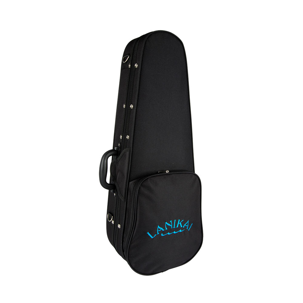 LANIKAI QM-BKCEC Quilted Maple Black Stain Concert A/E Ukulele エレクトリック コンサートウクレレ ラニカイ 付属ケース
