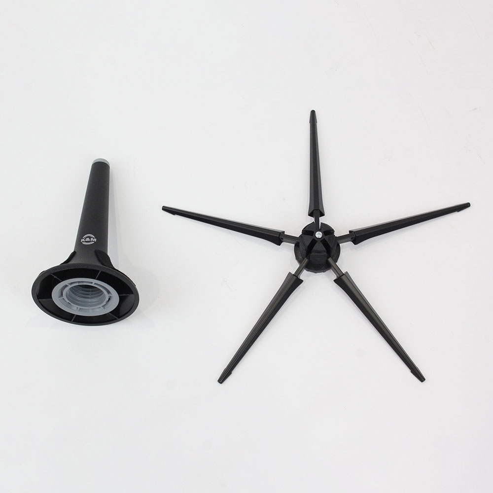 K＆M ST15213 トランペット用スタンド 5本足 収納式 足部分スタンド本体から取り外した際の画像