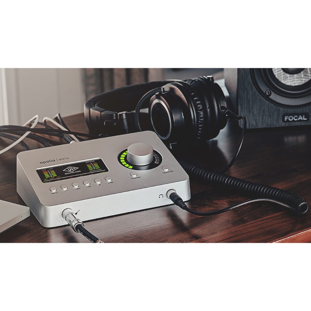Universal Audio Apollo Solo Heritage Edition Thunderbolt 3 オーディオインターフェイス クラス最高のヘッドフォンアンプ