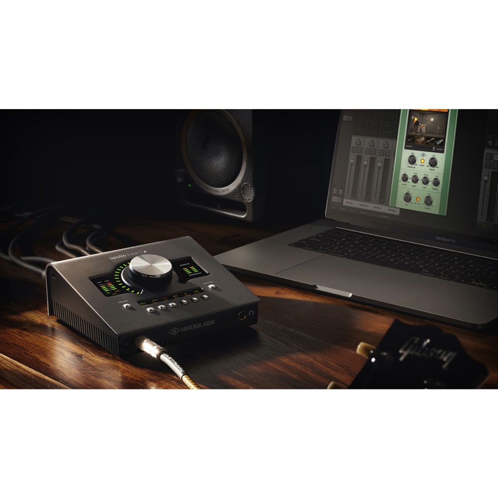 Universal Audio Apollo Twin X Quad Heritage Edition オーディオインターフェイス 使用イメージ画像