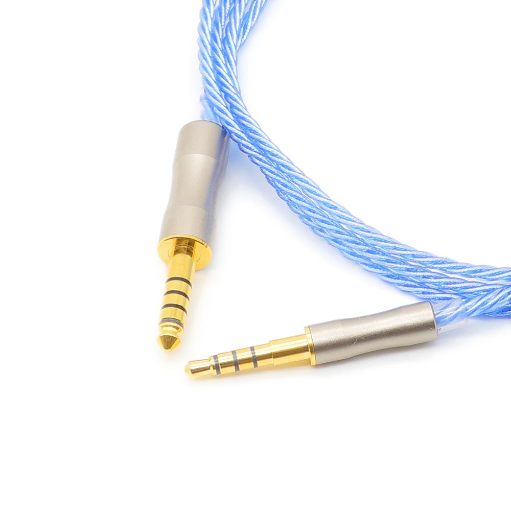 Bispa 凌-Ryou- MDR-1AUPTC-LHPM5 4.4mm5極→3.5mm4極 1.2m ヘッドホン用リケーブル プラグ部