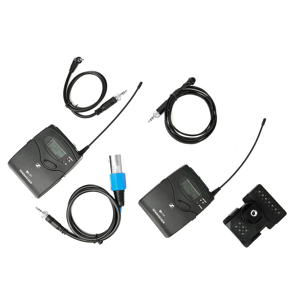 SENNHEISER EW 112P G4-JB ワイヤレスシステム ラベリアマイク ゼンハイザー 同梱品 本体 ケーブル アダプター クリップマイク
