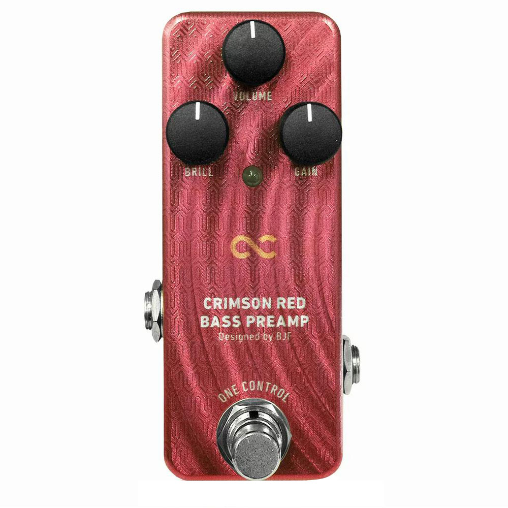 One Control Crimson Red Bass Preamp プリアンプ ベースエフェクター