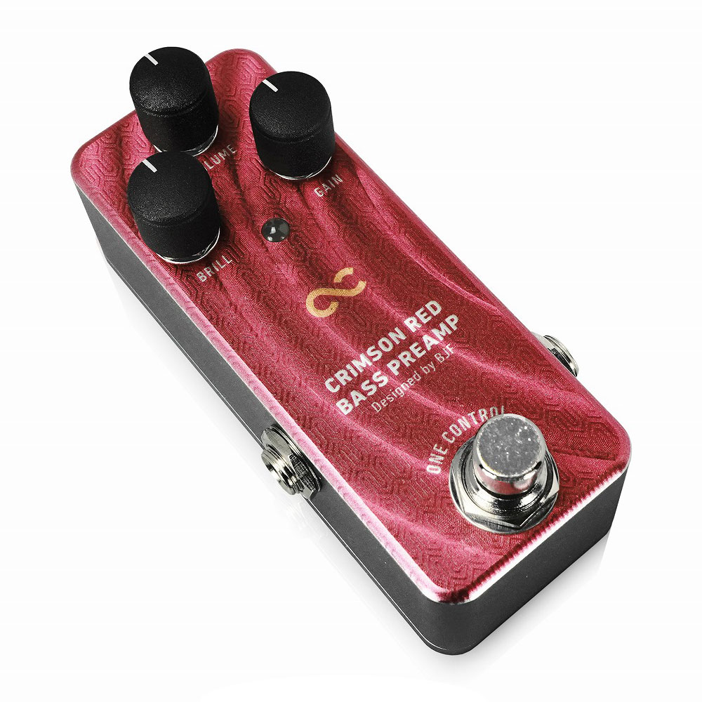 One Control Crimson Red Bass Preamp プリアンプ ベースエフェクター 全体