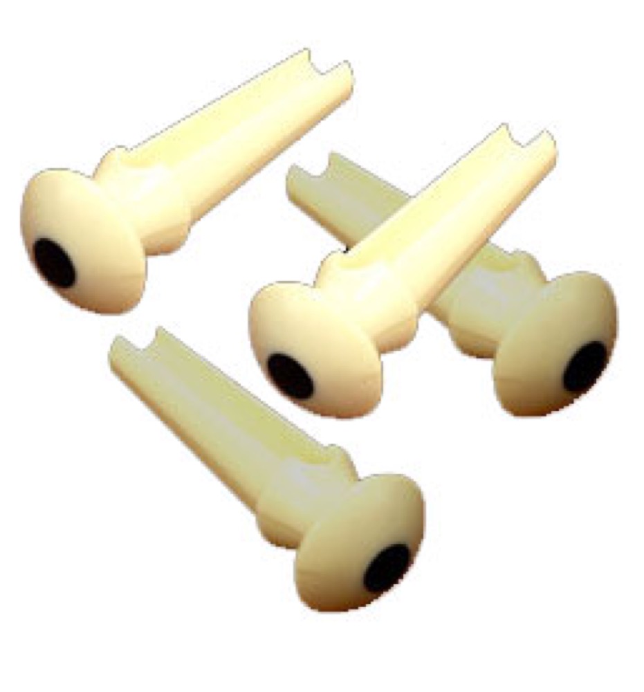 MARTIN 18APPBI white and black ブリッジピン＆エンドピンセット