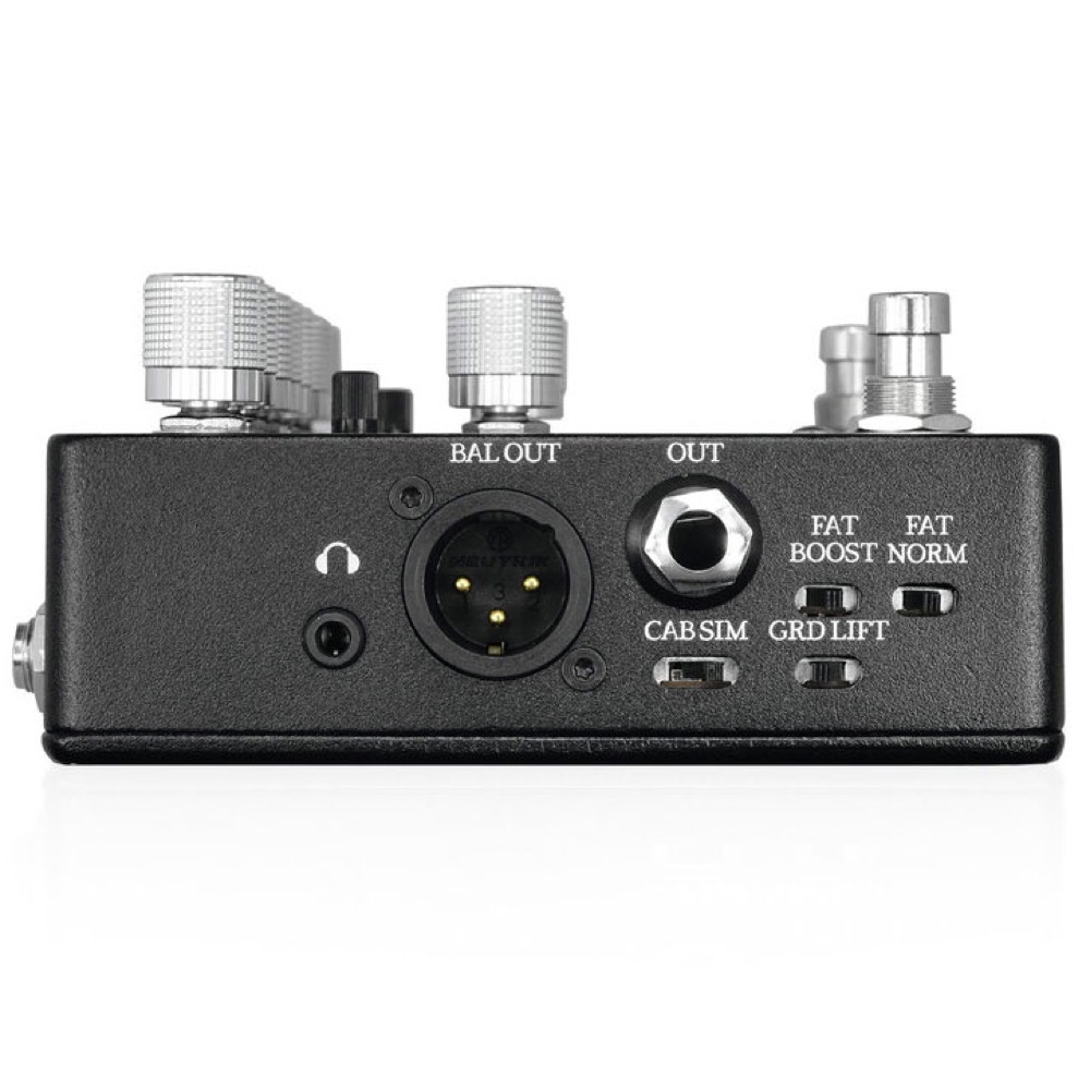 Amptweaker Fat Metal Pro II ディストーション ギターエフェクター 入出力端子部の画像