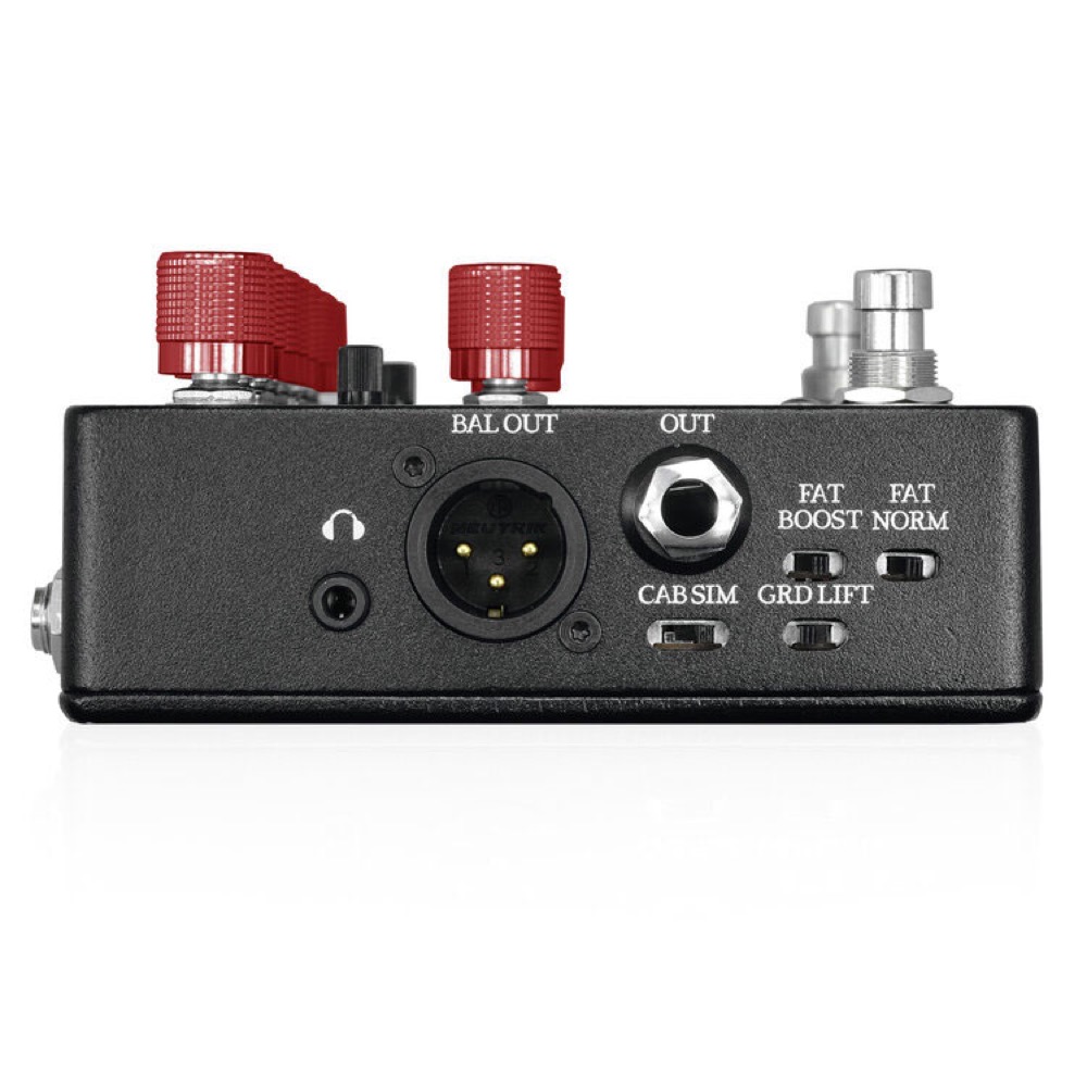 Amptweaker Tight Metal Pro II ディストーション ギターエフェクター 入出力端子部の画像