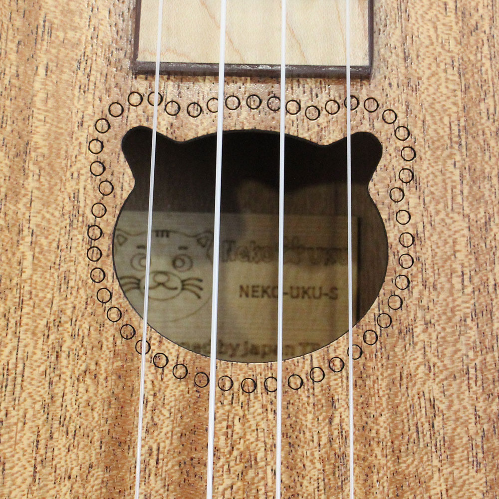 Bearlele NEKO-UKU-S ネコウク ソプラノウクレレ ベアレレ サウンドホール部