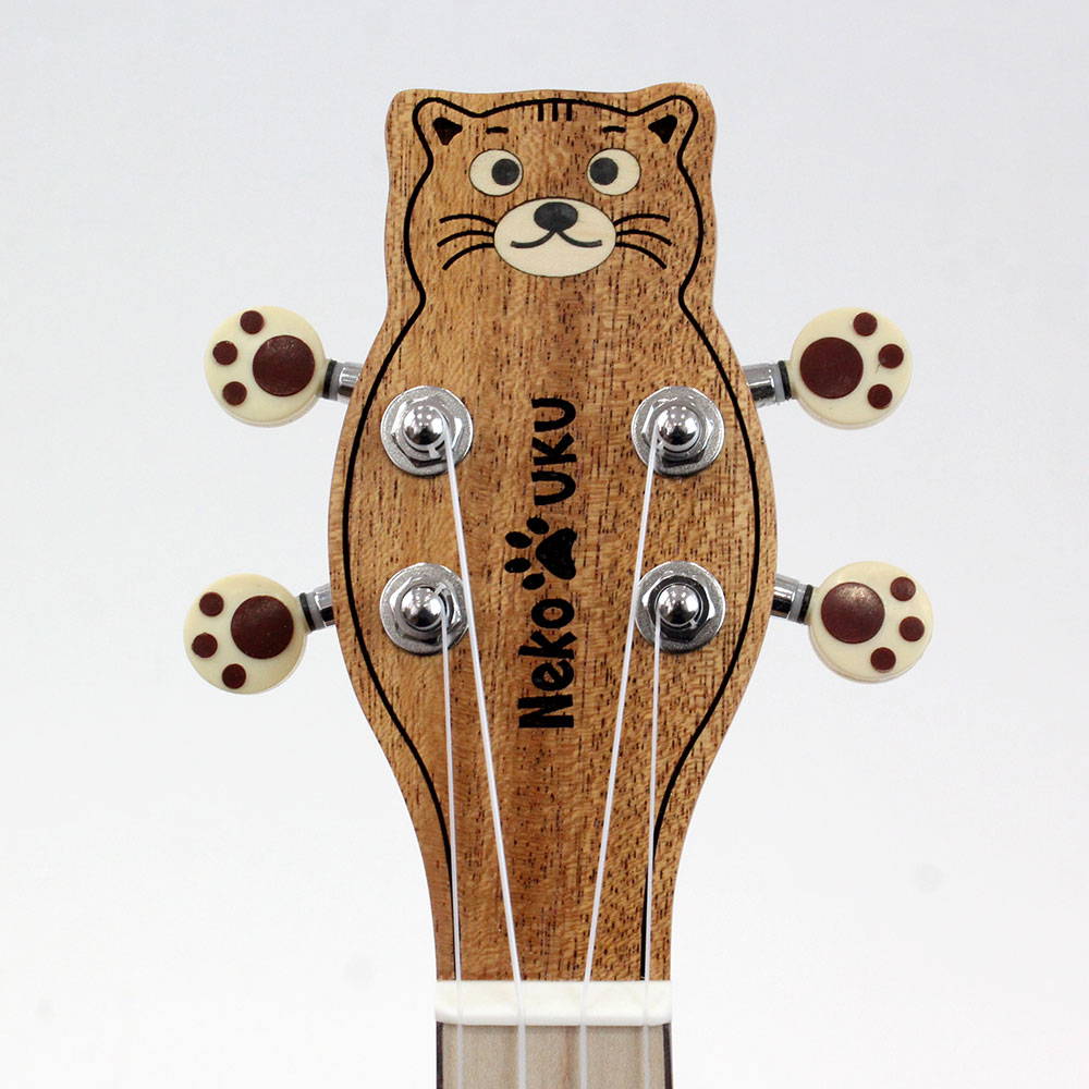 Bearlele NEKO-UKU-S ネコウク ソプラノウクレレ ベアレレ 猫をモチーフにしたヘッド