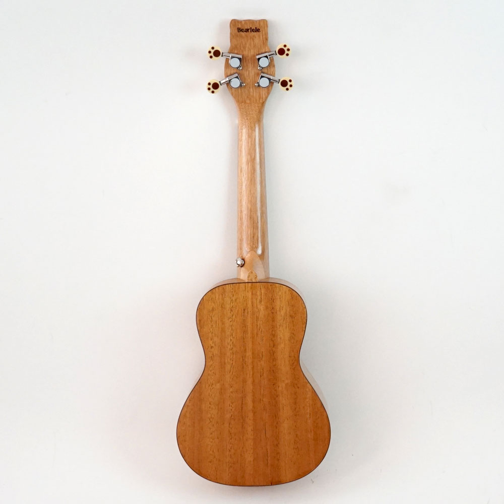 Bearlele NEKO-UKU-C ネコウク コンサートウクレレ 背面・全体像