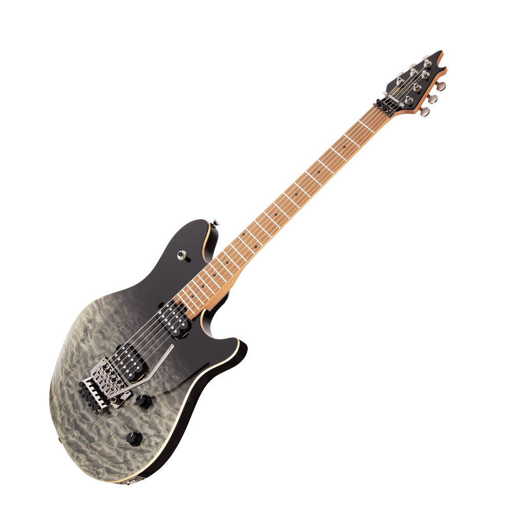 EVH Wolfgang WG Standard QM Baked Maple Fingerboard Black Fade エレキギター 全体画像別アングル