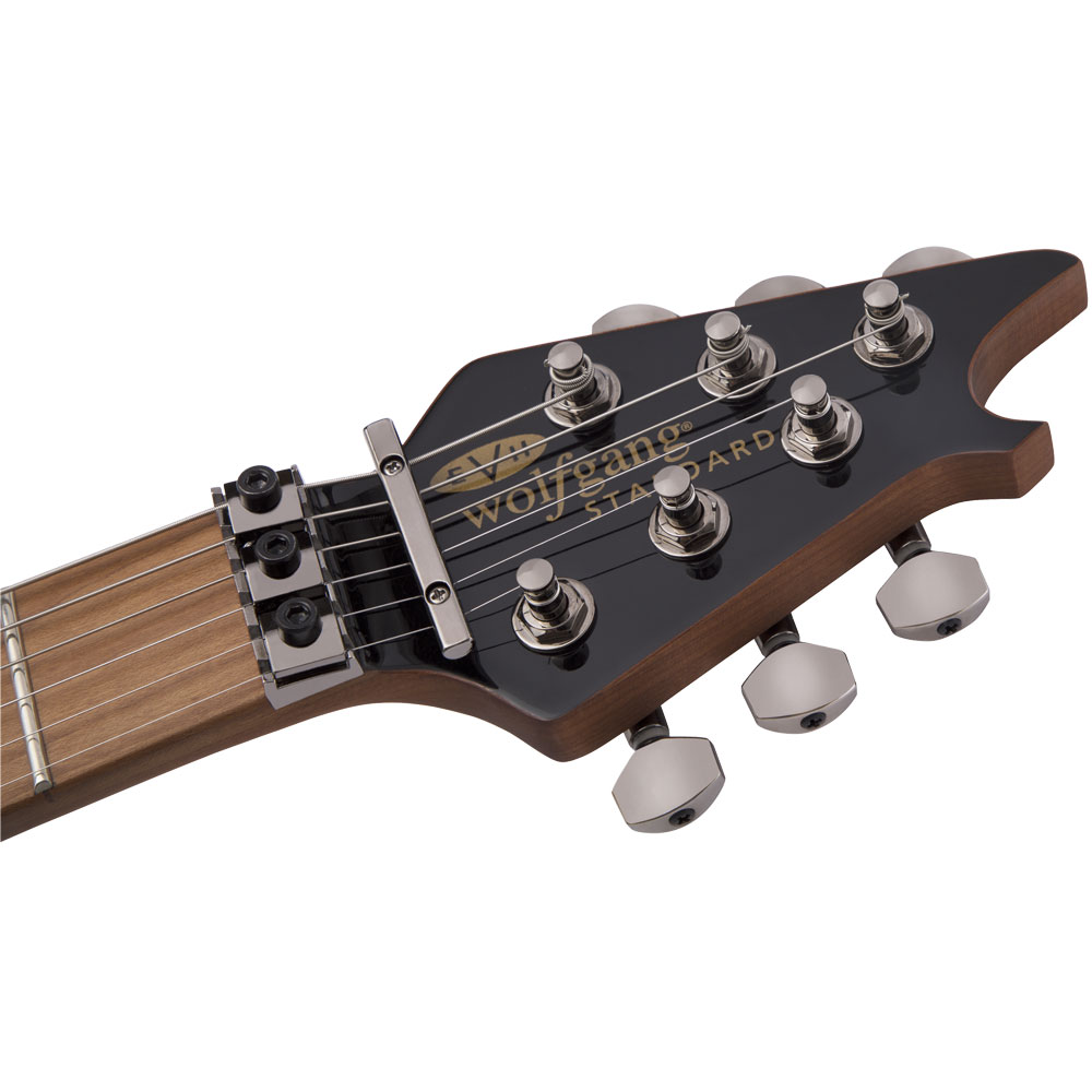 EVH Wolfgang WG Standard QM Baked Maple Fingerboard Black Fade エレキギター ヘッド画像