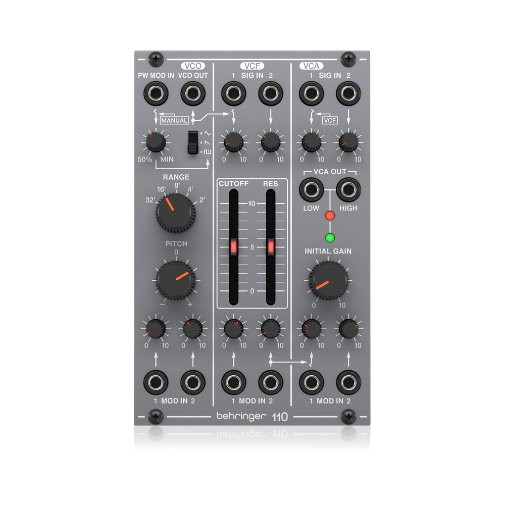 BEHRINGER 110 VCO/VCF/VCA モジュラーシンセサイザー ユーロラック用
