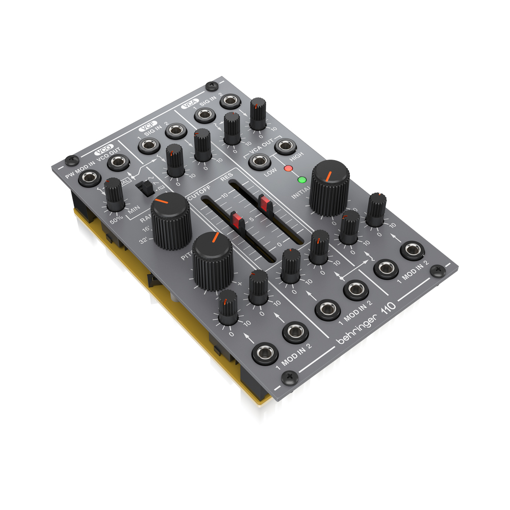BEHRINGER 110 VCO/VCF/VCA モジュラーシンセサイザー ユーロラック用 アングル画像