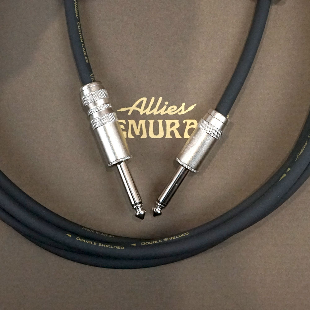 Allies VEMURAM PPP-SL SST/LST 10ft（約3m） ギターケーブル プラグタイプ：ショートストレート-ロングストレート