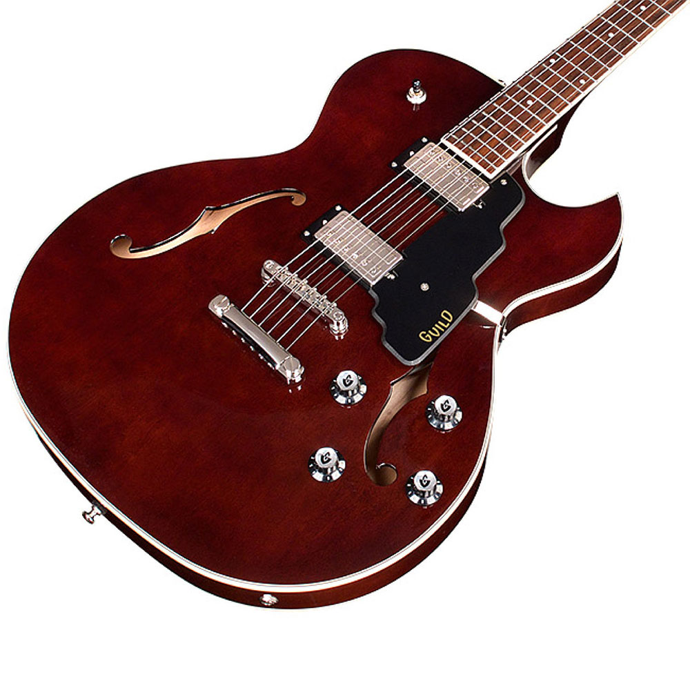 GUILD Newark St.Collection STARFIRE I SC VWAL エレキギター ギルド 斜めからの画像