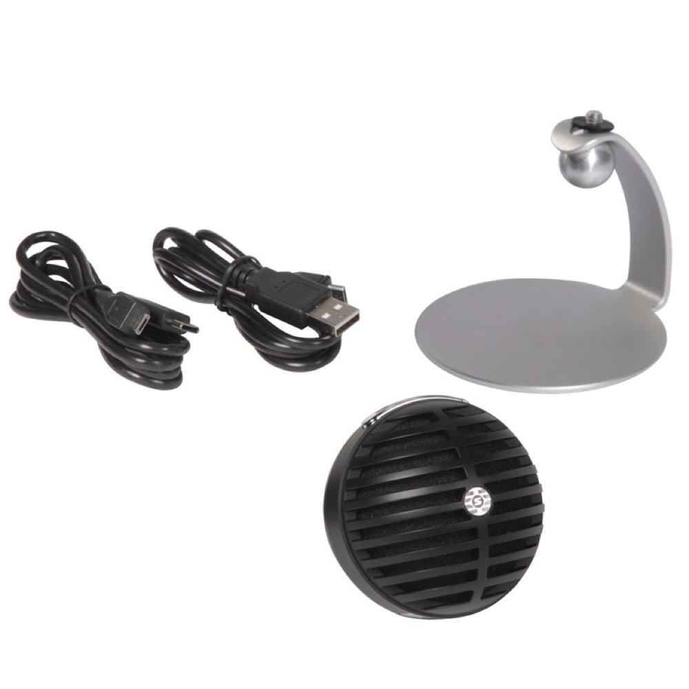 SHURE MV5C-USB-A ホーム オフィス コンデンサーマイク シュア スタンド マイク本体 付属ケーブル画像