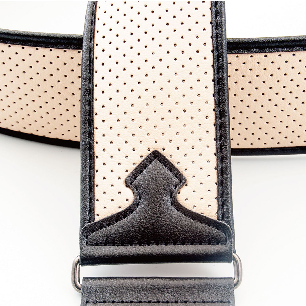 RightOn! STRAPS MONTE-CARLO Vintage White ギター・ベース用ストラップ ライトンオン 素材 生地 合皮