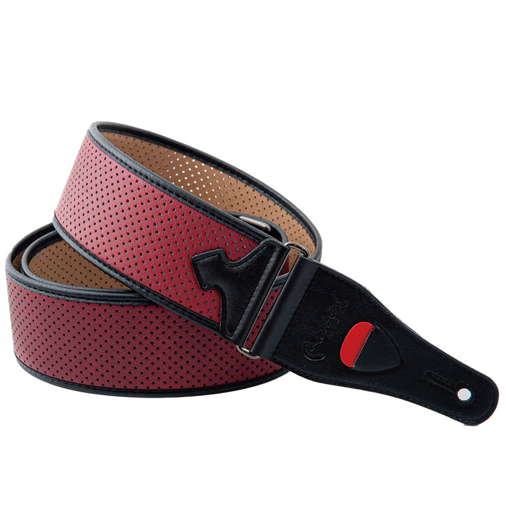 RightOn! STRAPS MONTE-CARLO Red ギター・ベース用ストラップ